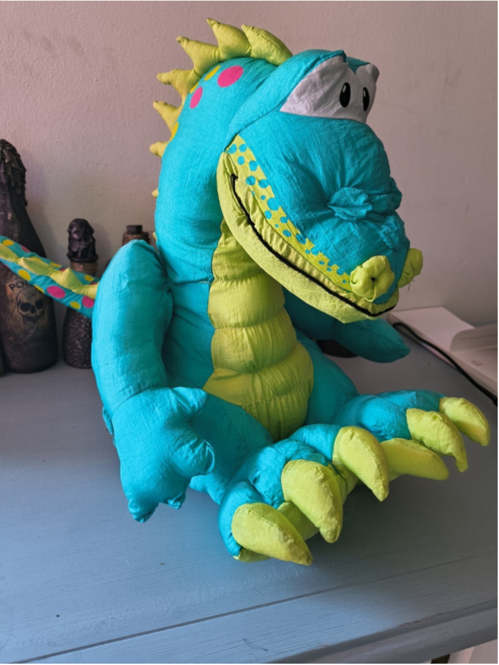 Publix Supermarket Plato Publixaurus Dino mascot 15" Plush Rare Grocery Green
